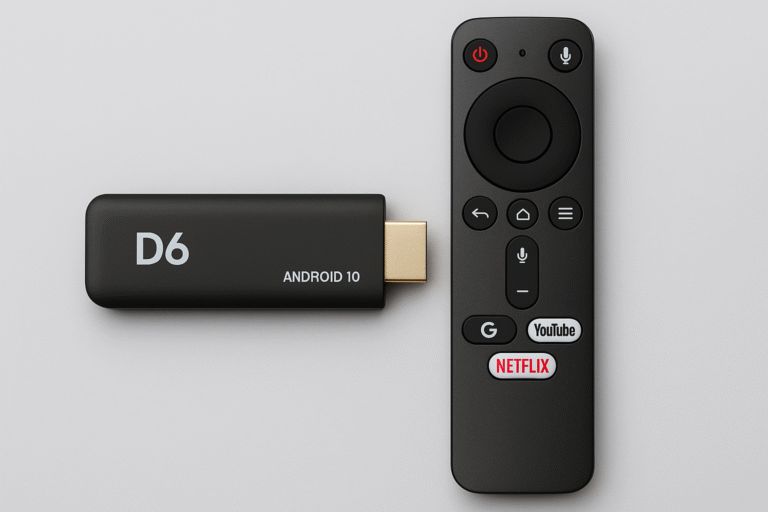 D6 Android 10 TV Stick Review 4K WiFi 6 Streaming Device $21.99