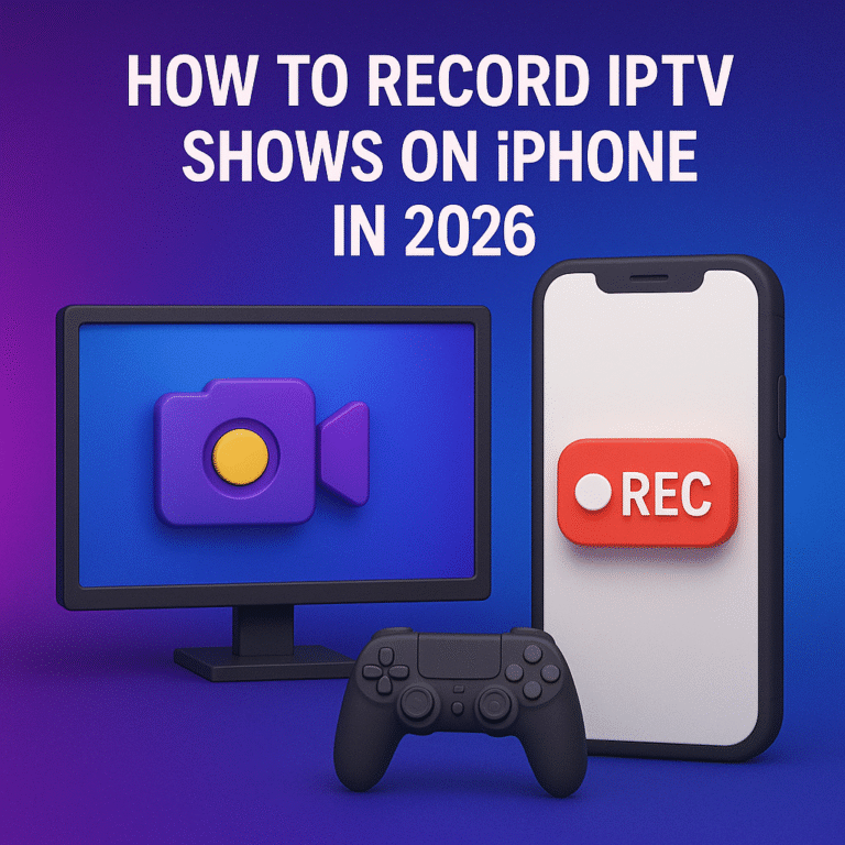 How to Record IPTV Shows on iPhone in 2026