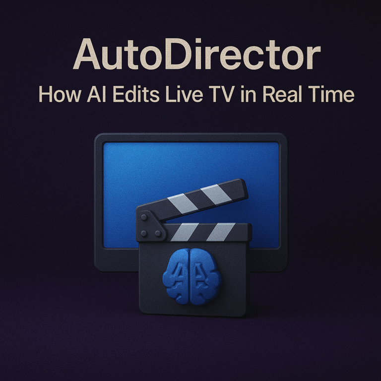 AutoDirector How AI Edits Live TV in Real Time