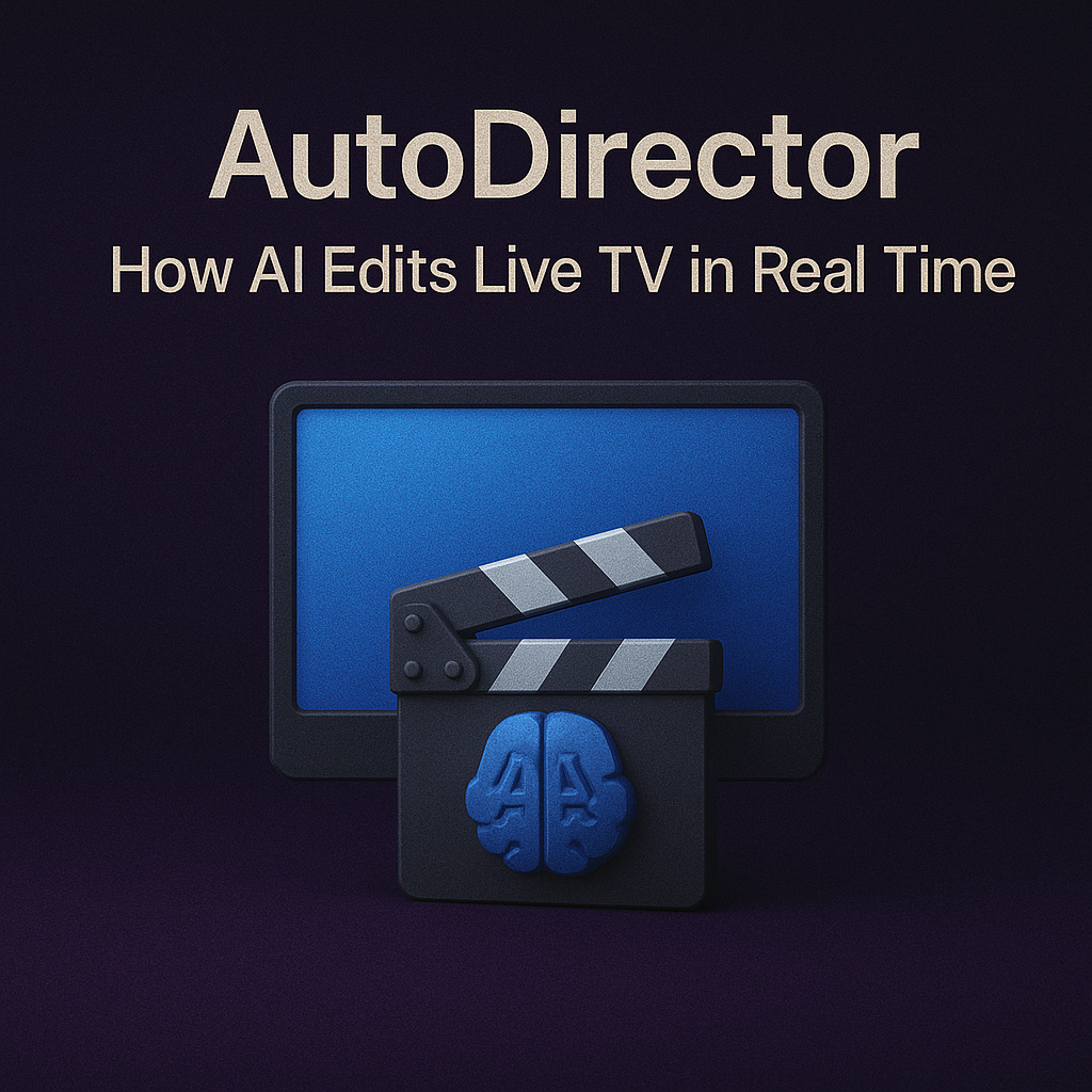 AutoDirector How AI Edits Live TV in Real Time