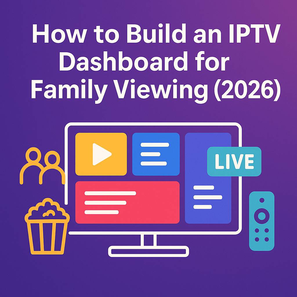 How to Build an IPTV Dashboard for Family Viewing 2026