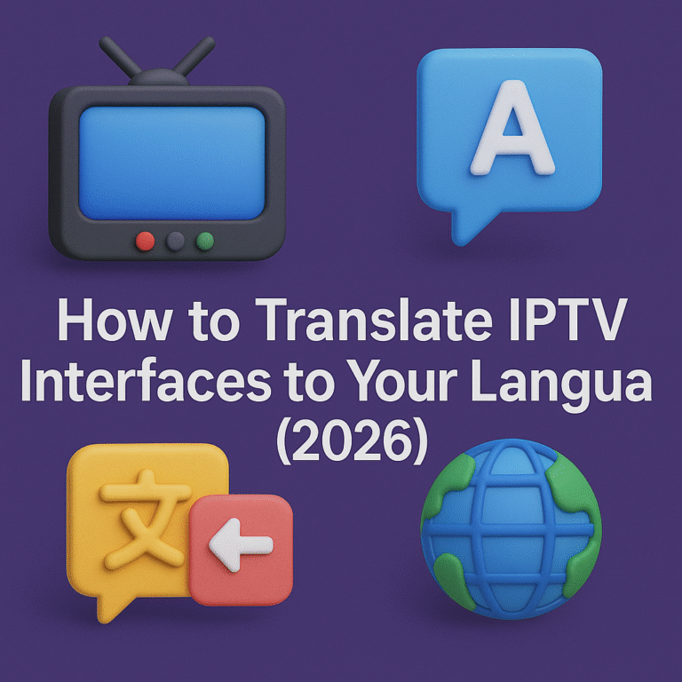 How to Translate IPTV Interfaces to Your Language (2026)