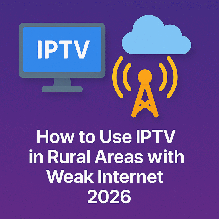 How to Use IPTV in Rural Areas with Weak Internet 2026