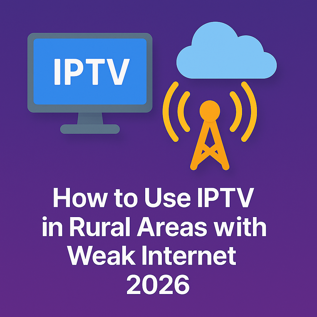 How to Use IPTV in Rural Areas with Weak Internet 2026