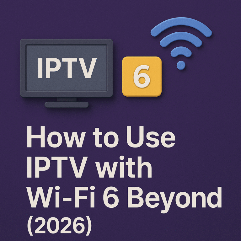 How to Use IPTV with WiFi 6 & Beyond (2026)
