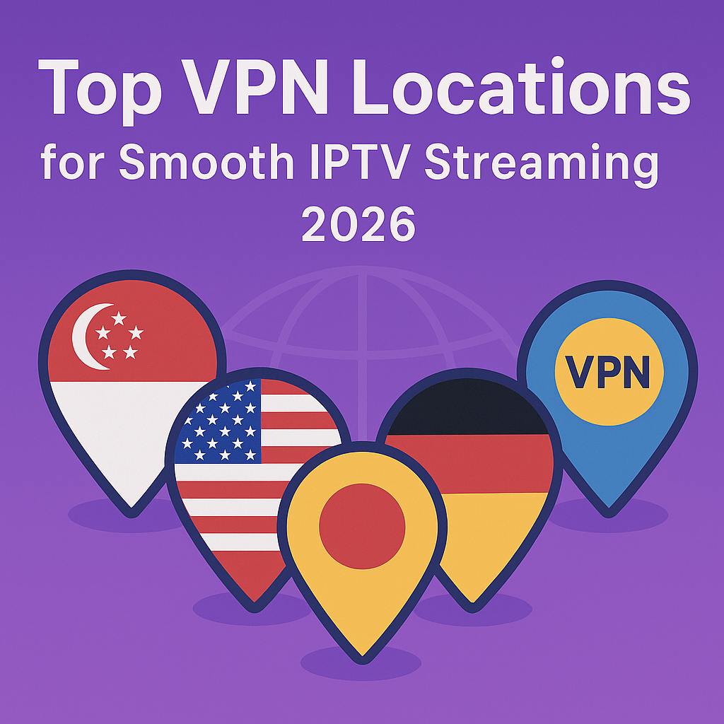 Top VPN Locations for Smooth IPTV Streaming 2026
