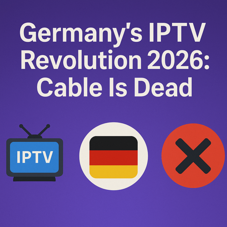 🇩🇪 Germany’s IPTV Revolution 2026 Cable Is Dead