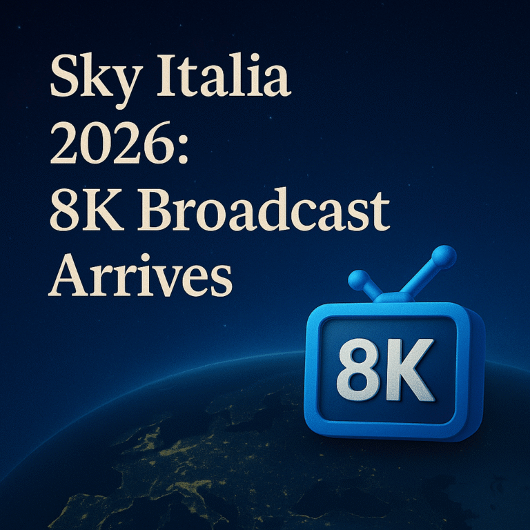 🇮🇹 Sky Italia 2026 8K Broadcast Arrives