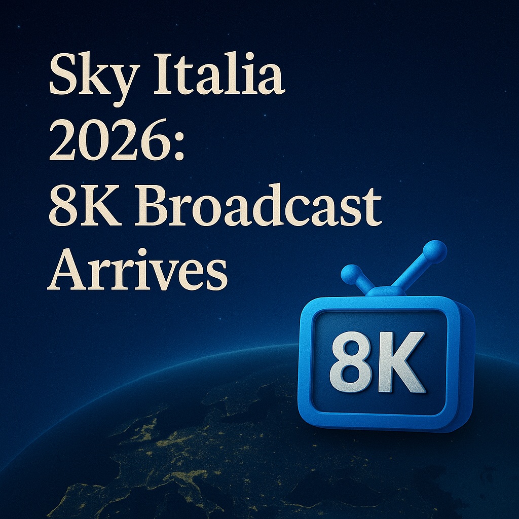 🇮🇹 Sky Italia 2026 8K Broadcast Arrives