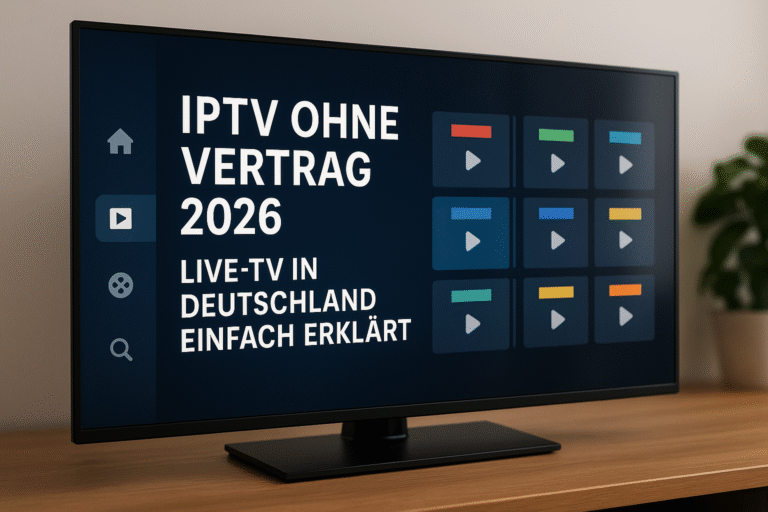 IPTV ohne Vertrag 2026 Live-TV in Deutschland einfach erklärt