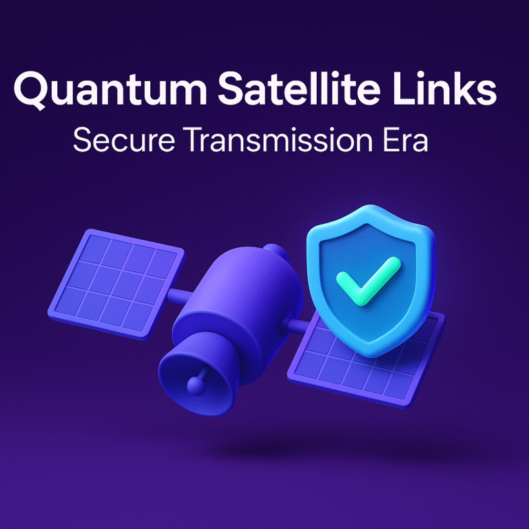 Quantum Satellite Links Secure Transmission Era