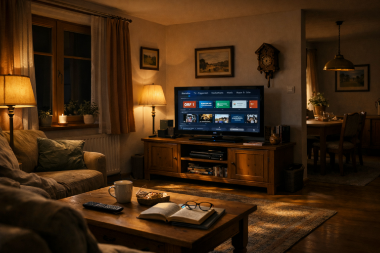 Channel loyalty behavior Austrian living room English TV 2026