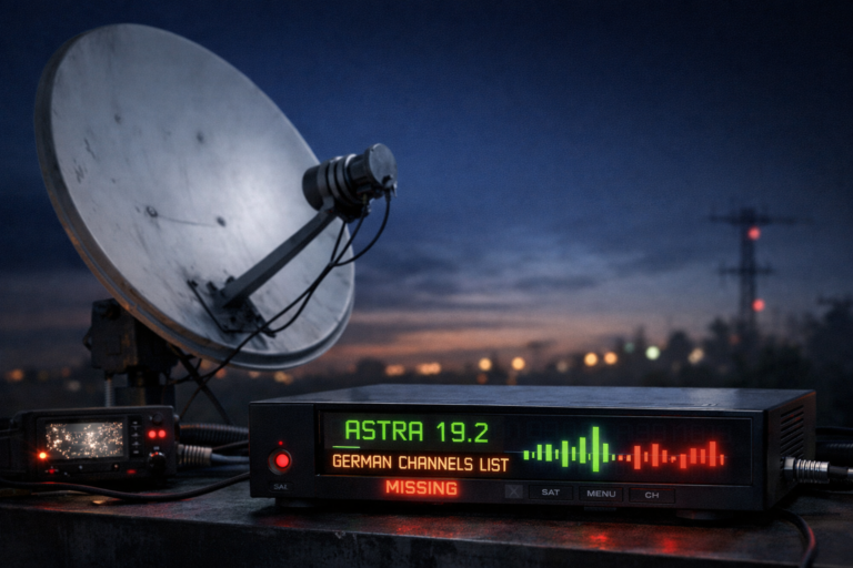 German channels not working on Astra 19.2 with receiver signal fluctuation