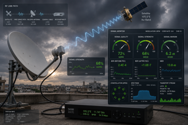 Satellite signal fluctuations affecting Tring TV reception